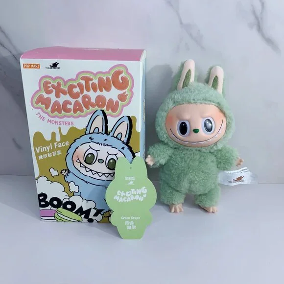 Labubu The Monsters Exciting Macaron GreenGrape - Picture 2 of 6